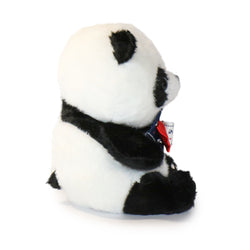 Image of 10-Inch Black & White SweaterTux Panda wih Bow Tie