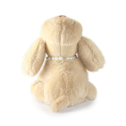 Image of 5-Inch Cream Color Chérie Poodle with Pearl Necklace