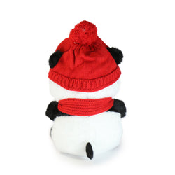Image of 10-Inch Pambu Red Panda with Red Benie and Scarf